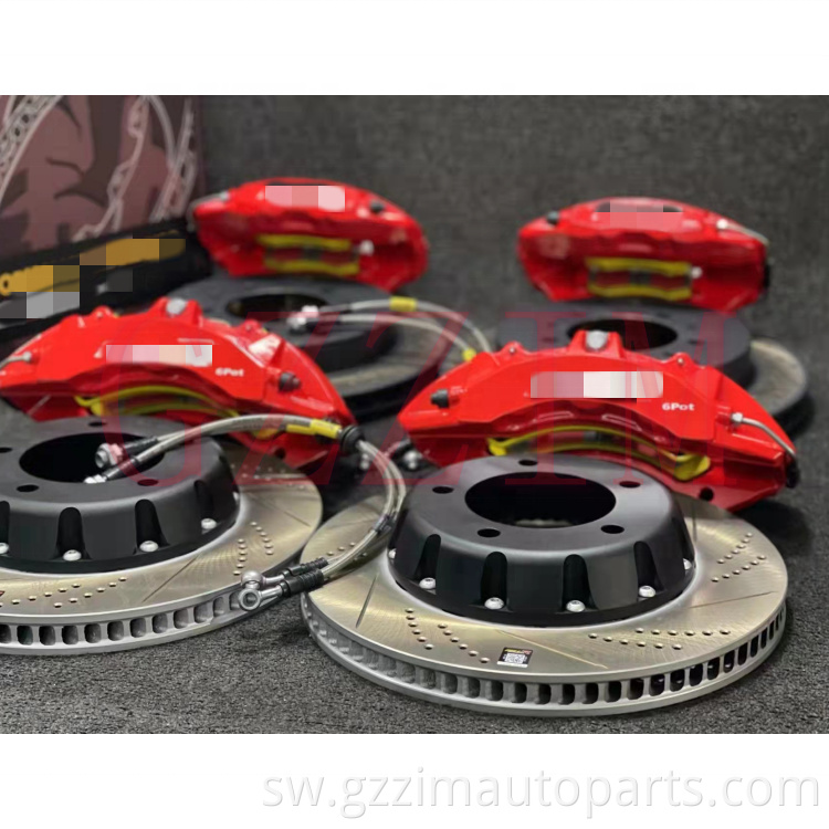 Utendaji wa hali ya juu Mfumo mkubwa wa kuvunja gari kit 6 sufuria ya gari kwa LC200 Land Cruiser 2008+